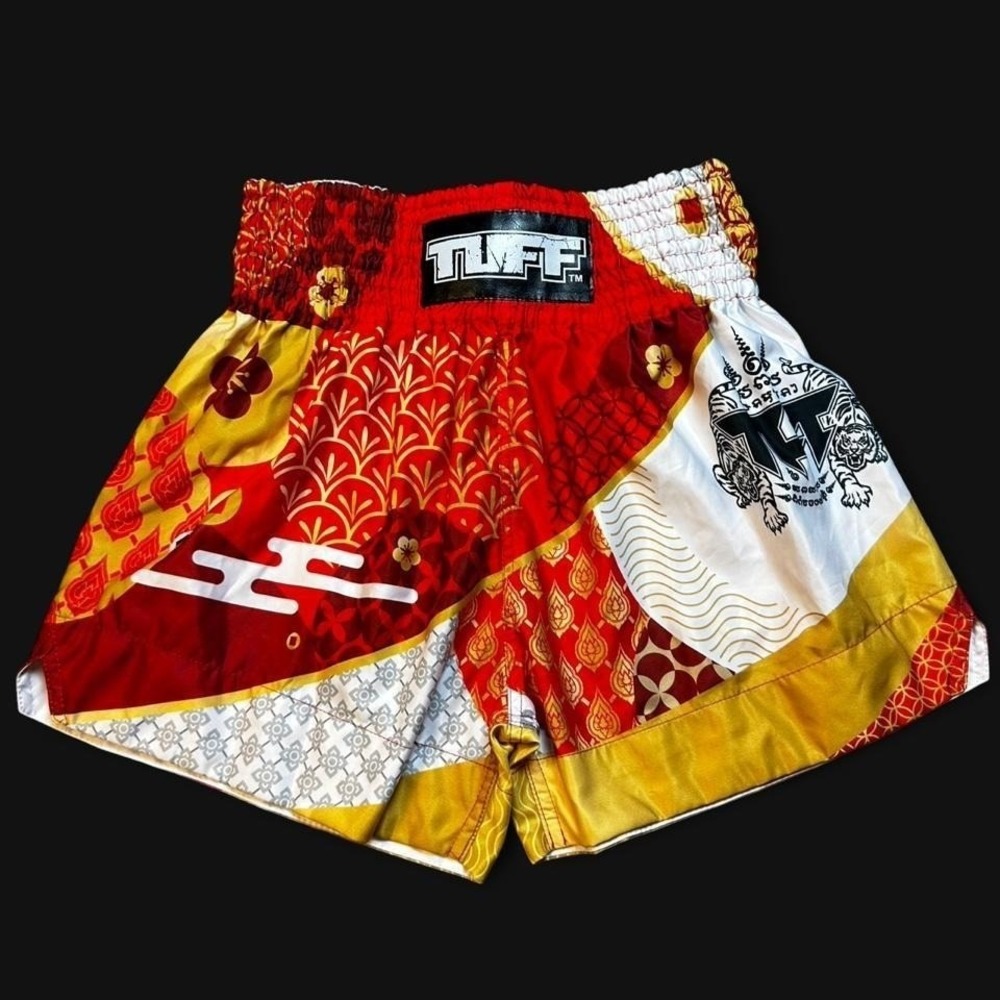 Tuff Muay Thai Kick Boxing Shorts Men's Medium MMA Fighting
